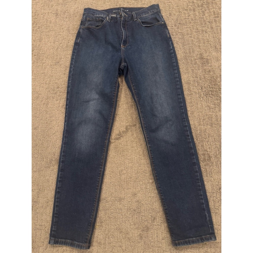 Mott And Bow Mom Jeans Dark Wash Women's Size 29 X 28 (D1)